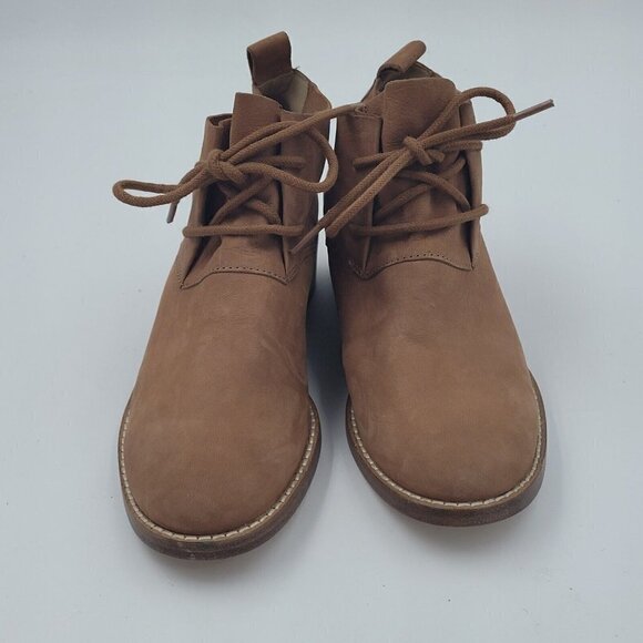 NEW Eileen Fisher Rey Suede Leather Low Heel Lace-Up Ankle Boot Women's Size 6 - Picture 6 of 12